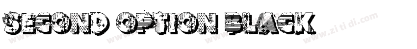 Second Option Black字体转换